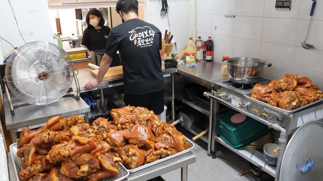 영업 첫날 1시간만에 완판! 30세에 뛰어든 족발 가게 사장 / Korean street food