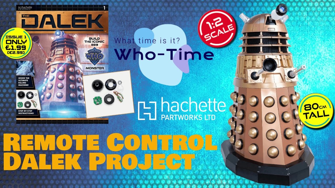 Want to build a 1:2 Scale Remote Control Dalek? @Hachette Partworks have the answer... #doctorwho