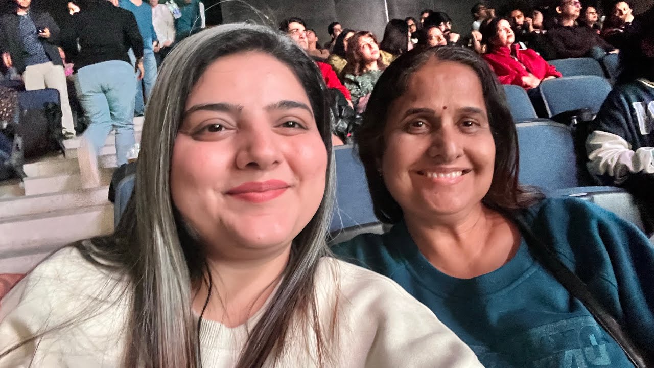Krishna & Kaki Gaye Concert Mein | Asha Bhosle & Sonu Nigam Concert |  Dubai #ashabhosle #sonunigam
