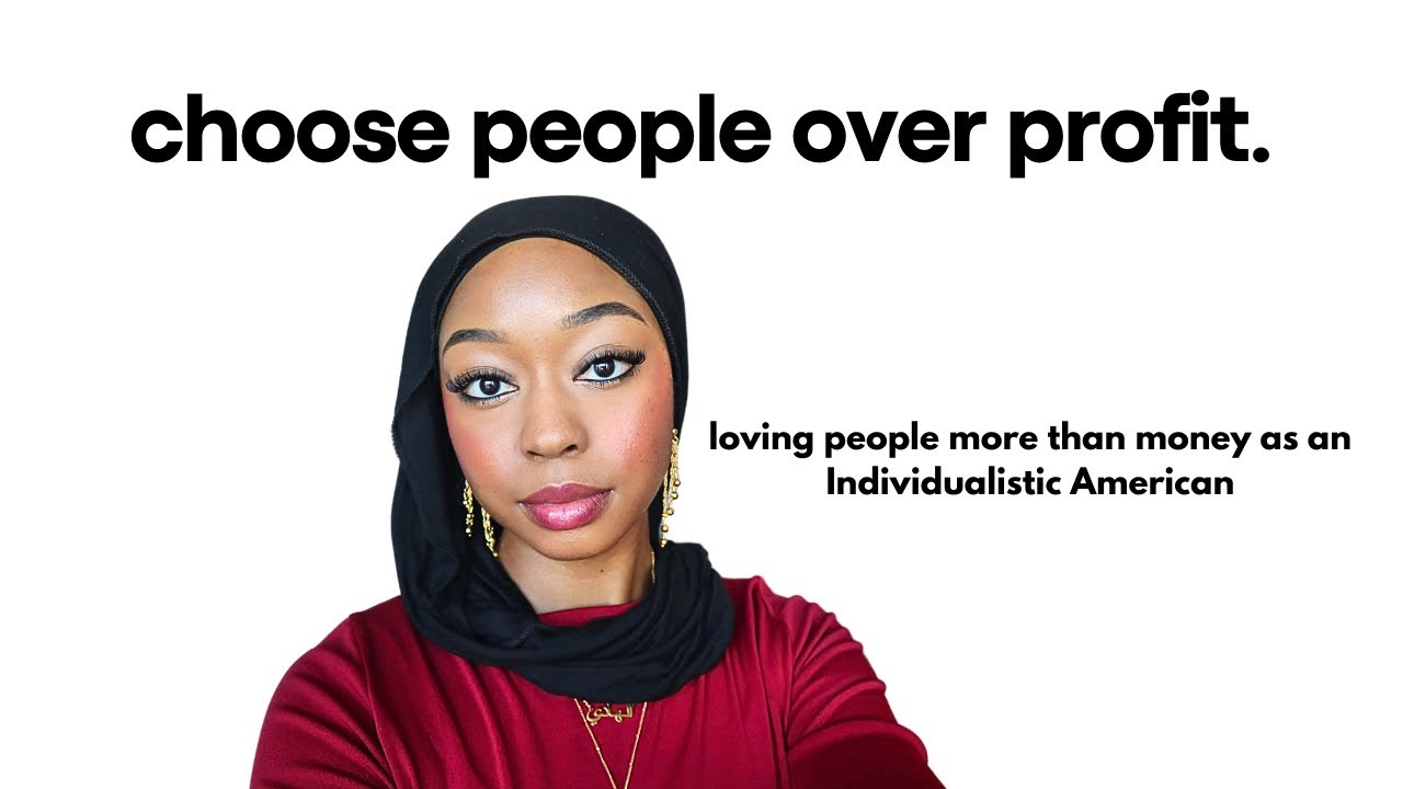 love people more than you love money 🖤 | individualistic implications on your soul