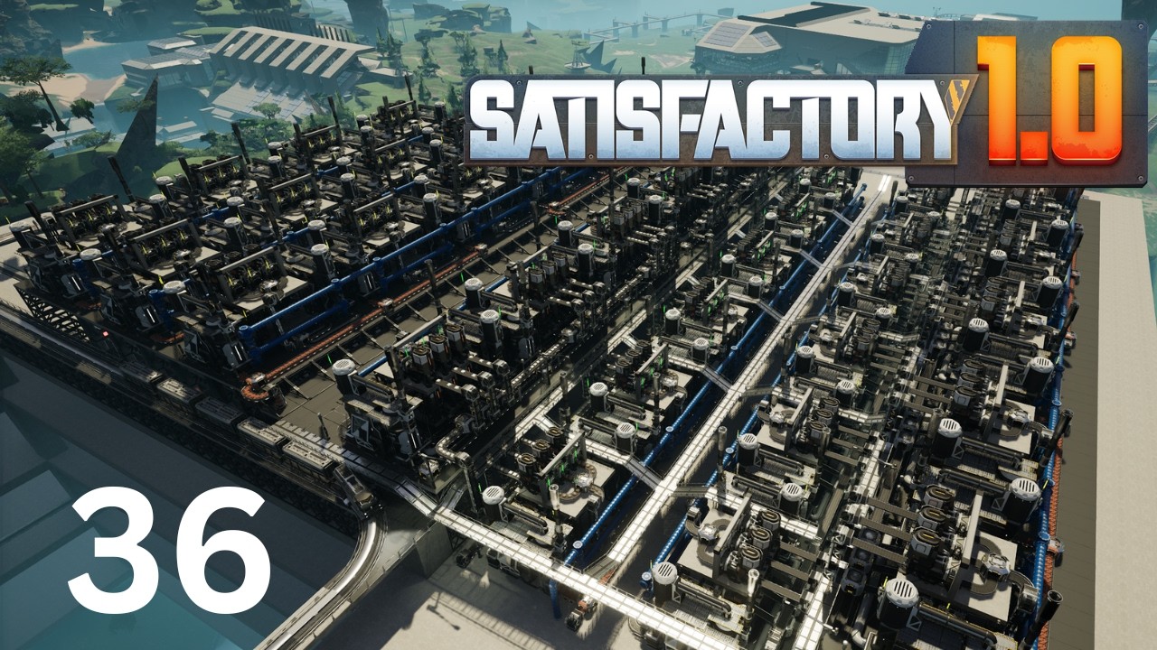 I can't believe how many machines this is | Satisfactory S01 E36
