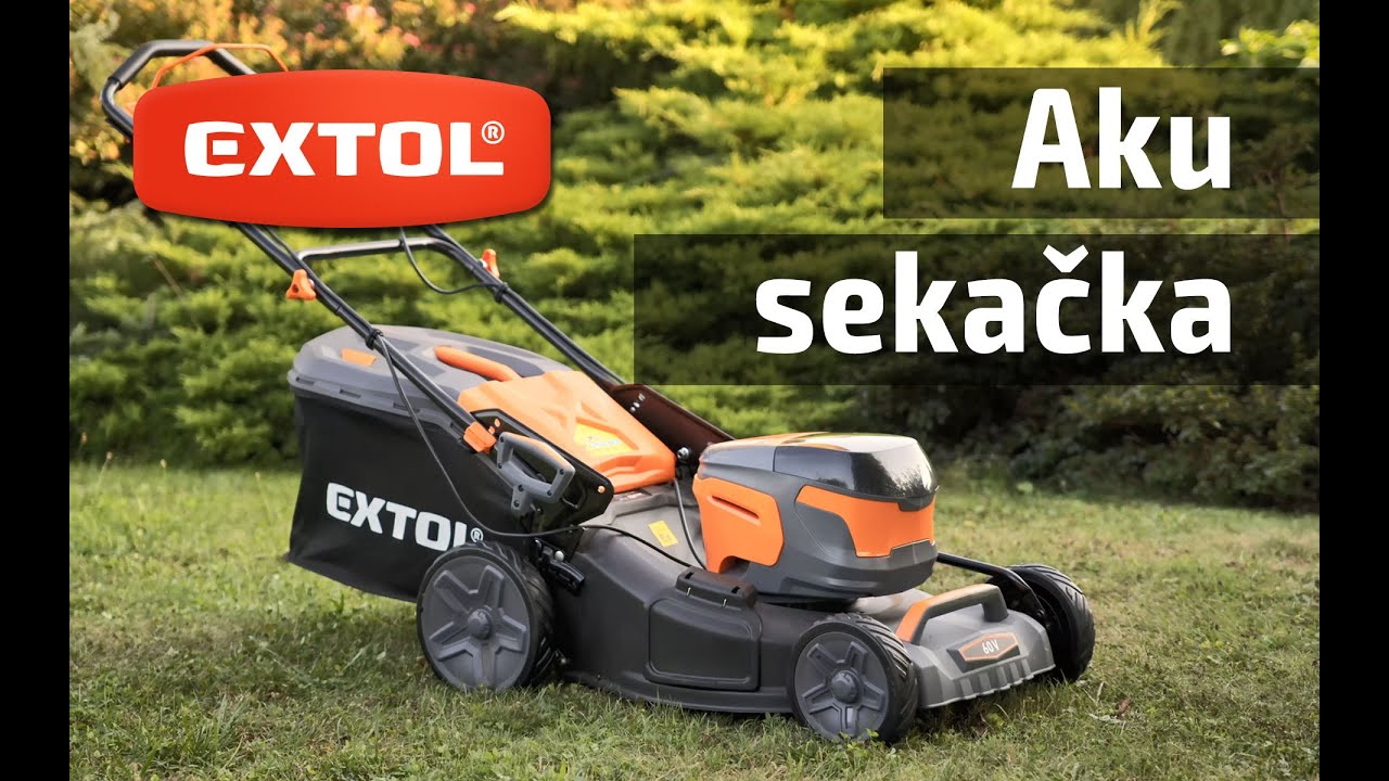#40 Definitivní konec benzínu: Aku sekačka 60V Extol Industrial 8795721