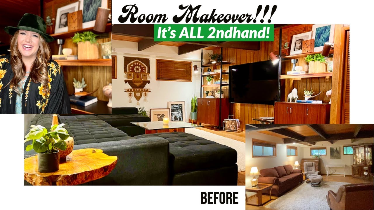 IT’S ALL SECONDHAND! MY THRIFTED ROOM MAKEOVER | Thrifted Design | Interior Design |Home VLOG