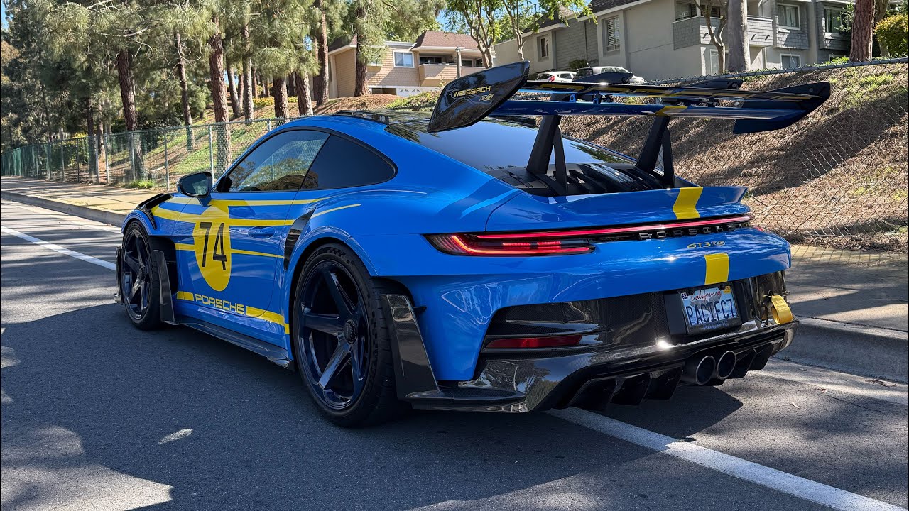 992 GT3RS Akrapovic exhaust comparison! Muffler vs full system, titanium 9k rpm goodness!