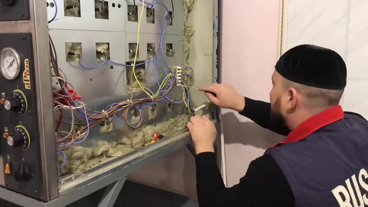 Как подключить трёх фазную печь?!