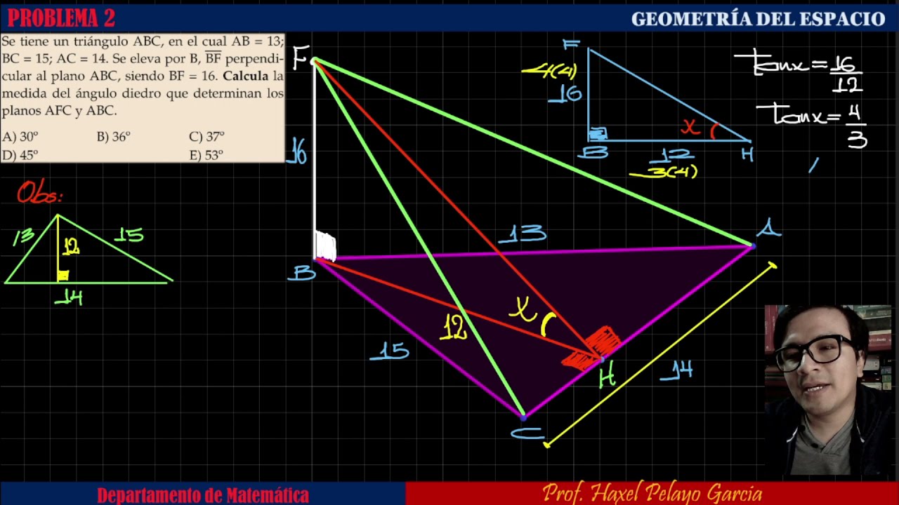 GEOMETRÍA DEL ESPACIO (PROBLEMAS BÁSICOS)