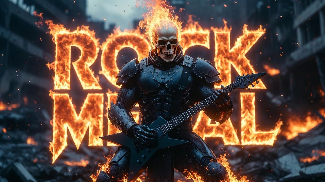 GHOST RIDER AGGRESSIVE MUSIC MIX 💀 Hard Rock Music Mix 💀 Rock Gym Workout Music Mix DEVIL SOUND