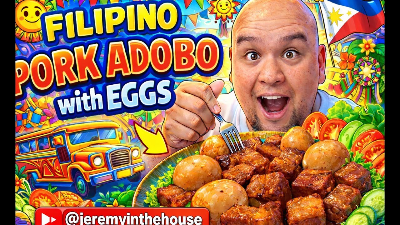 PORK BELLY ADOBO • LOTS OF EGGS • FRESH TOMAMOS