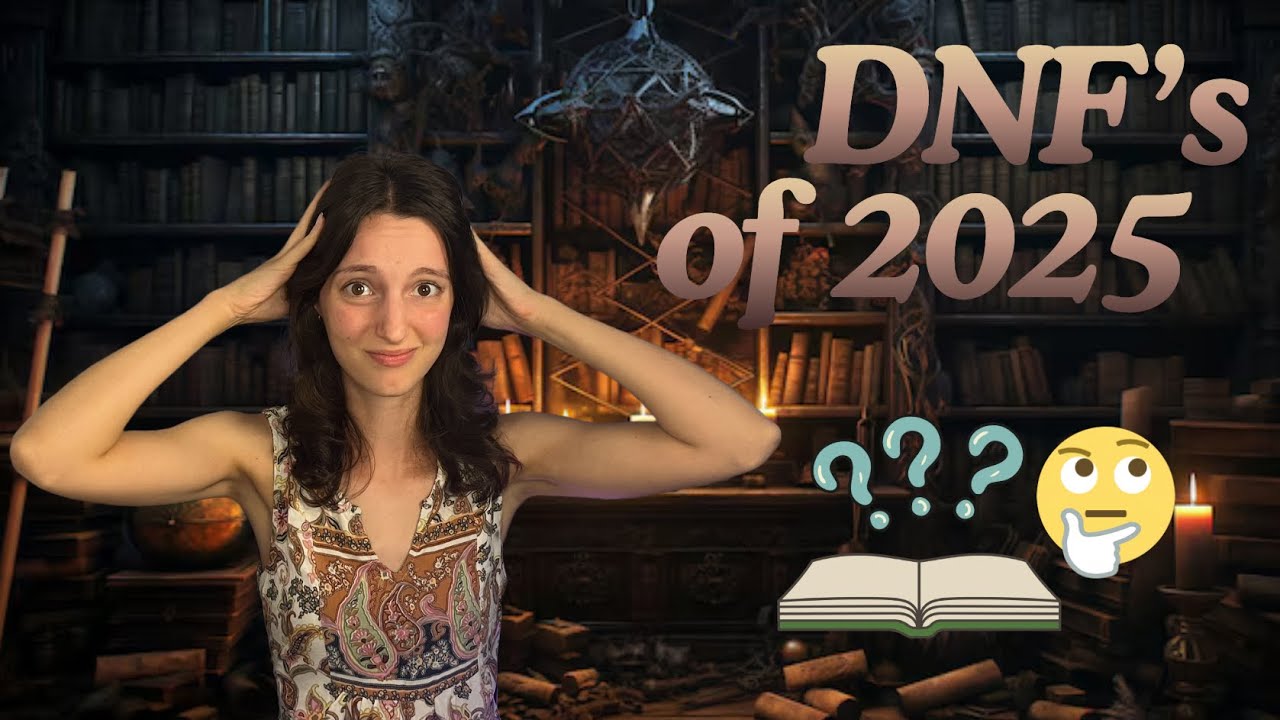 All the books I DNF’ed in 2025 and I have no regrets🤭