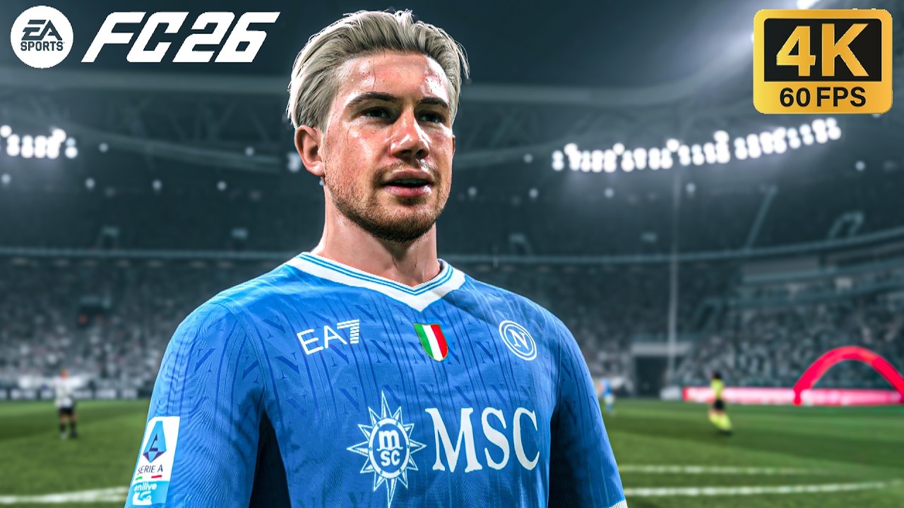 EA FC 26 - Juventus vs Napoli | Allianz Stadium - Seria A Gameplay PS5 PRO 4K HDR