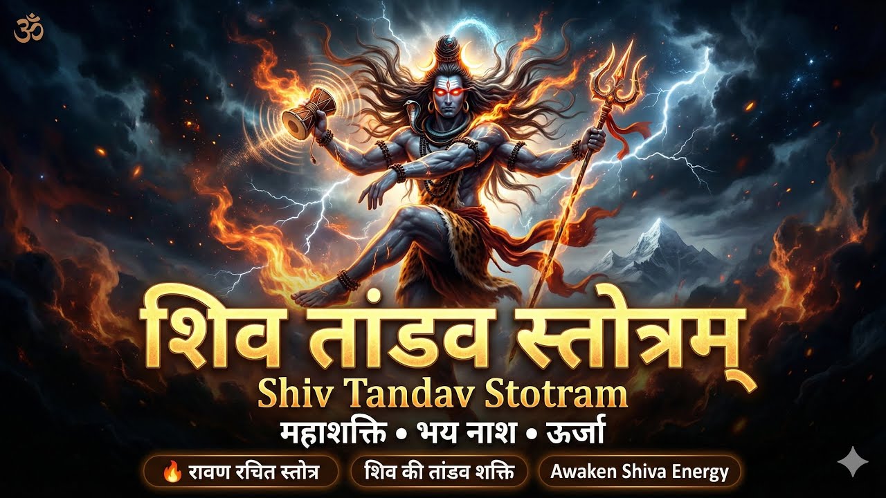 Shiv Tandav Stotram | शिव तांडव स्तोत्रम् | Powerful Shiva Stotra for Energy, Fear Removal & Inner 