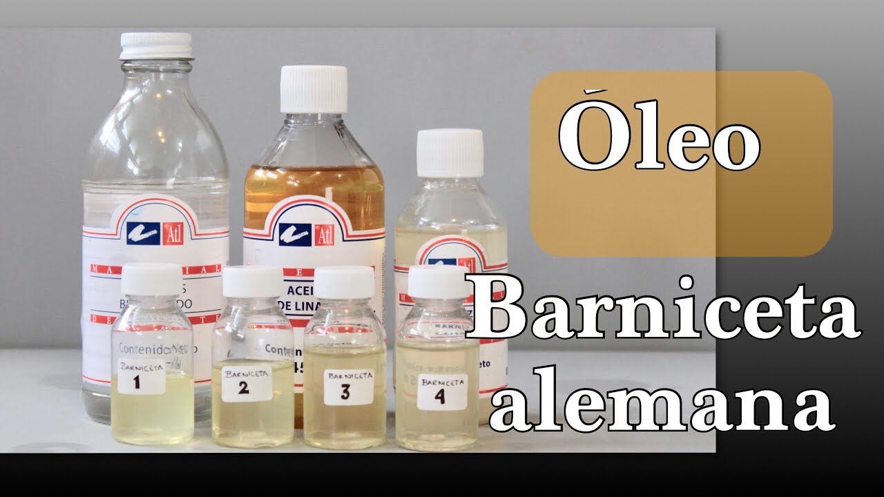 PINTURA AL ÓLEO. Barniceta Alemana