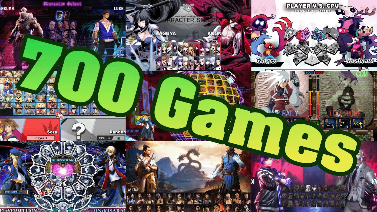 11 Hours of Fighting Game Character Select EXTEND | Compilation