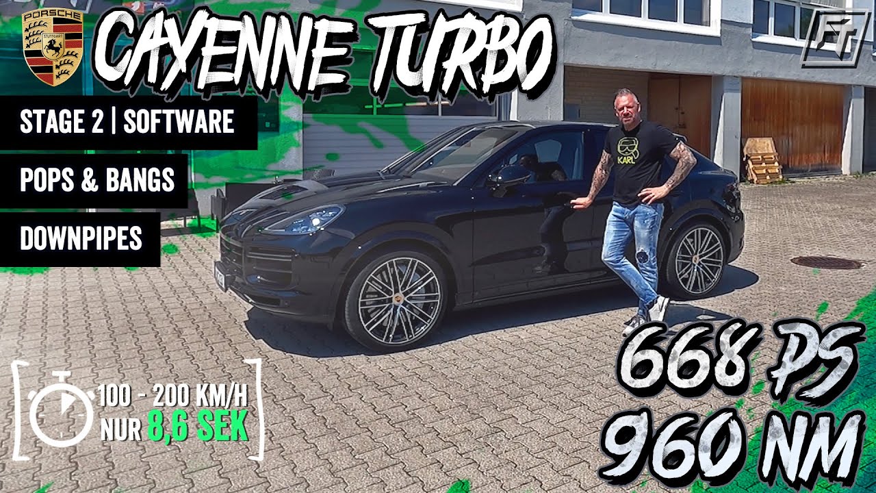 Porsche Cayenne Turbo Tuning | Stage 2 Software + Pops & Bangs | FastTuning
