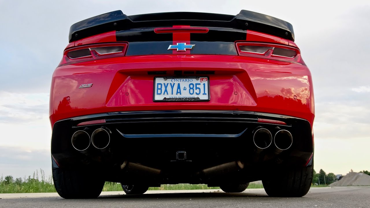 Chevrolet Camaro SS Muffler Delete MBRP AXLE Back Обзор Шокирован результатами!