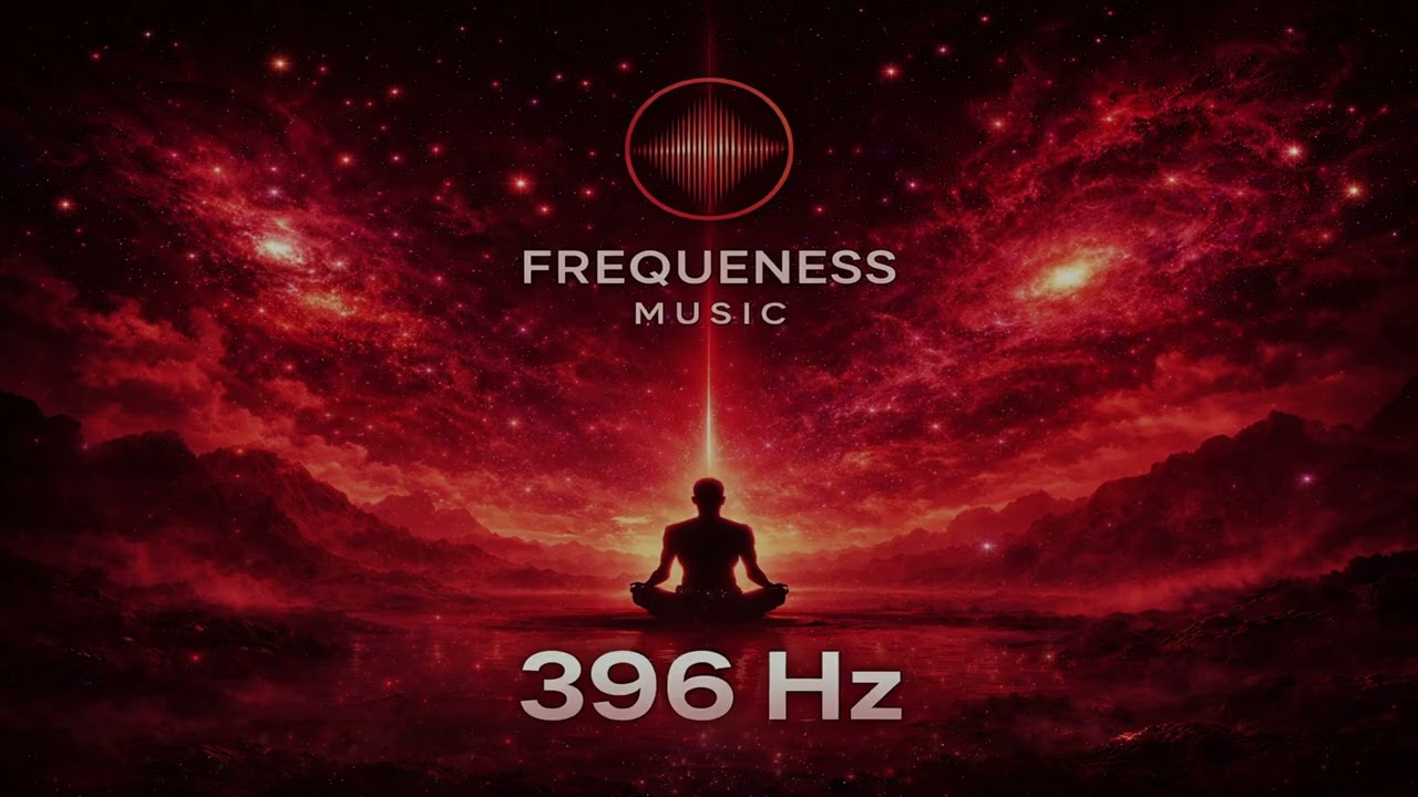 396Hz Solfeggio Frequency 🌿 Release Fear & Anxiety | Grounding Meditation Music
