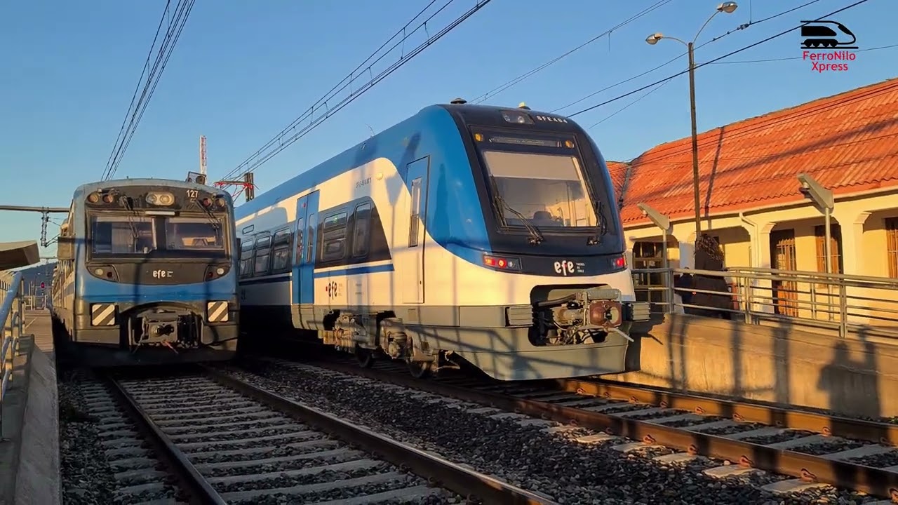 SFE 404 AL RESCATE METROTREN ESTACION PELEQUEN efe CRRC SIFANG