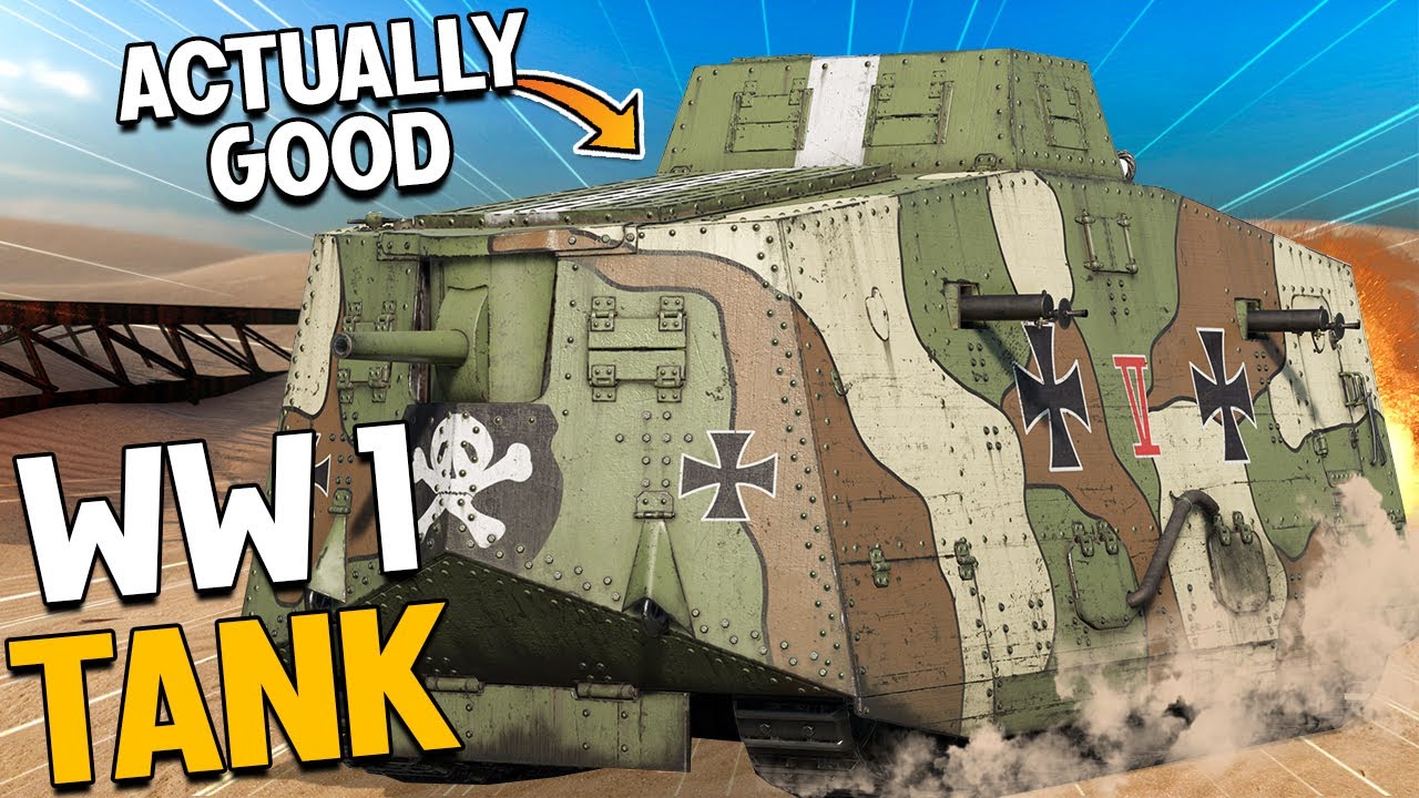 I Tried Using WW1 Tanks Against WW2 Tanks in War Thunder & Tried Out War Thunders April Fools Event