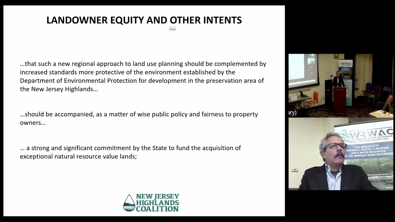 2025-12-04 WRWAC Presentation - NJ Highlands Act: Effective? w Elliot Ruga, NJ Highlands Coalition