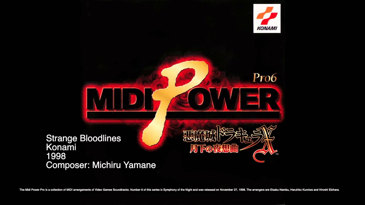 Castlevania Midi Power Pro 6 Strange Bloodlines
