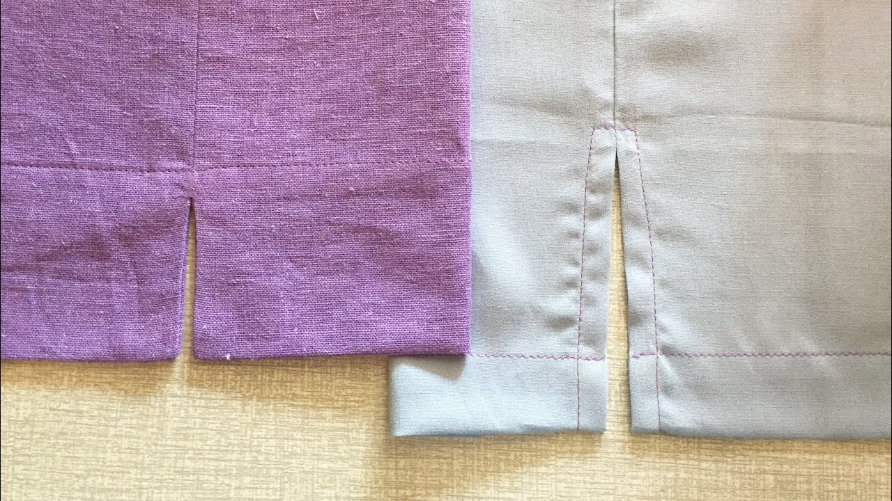⭐️2 trick membuat belahan samping baju/ kemeja