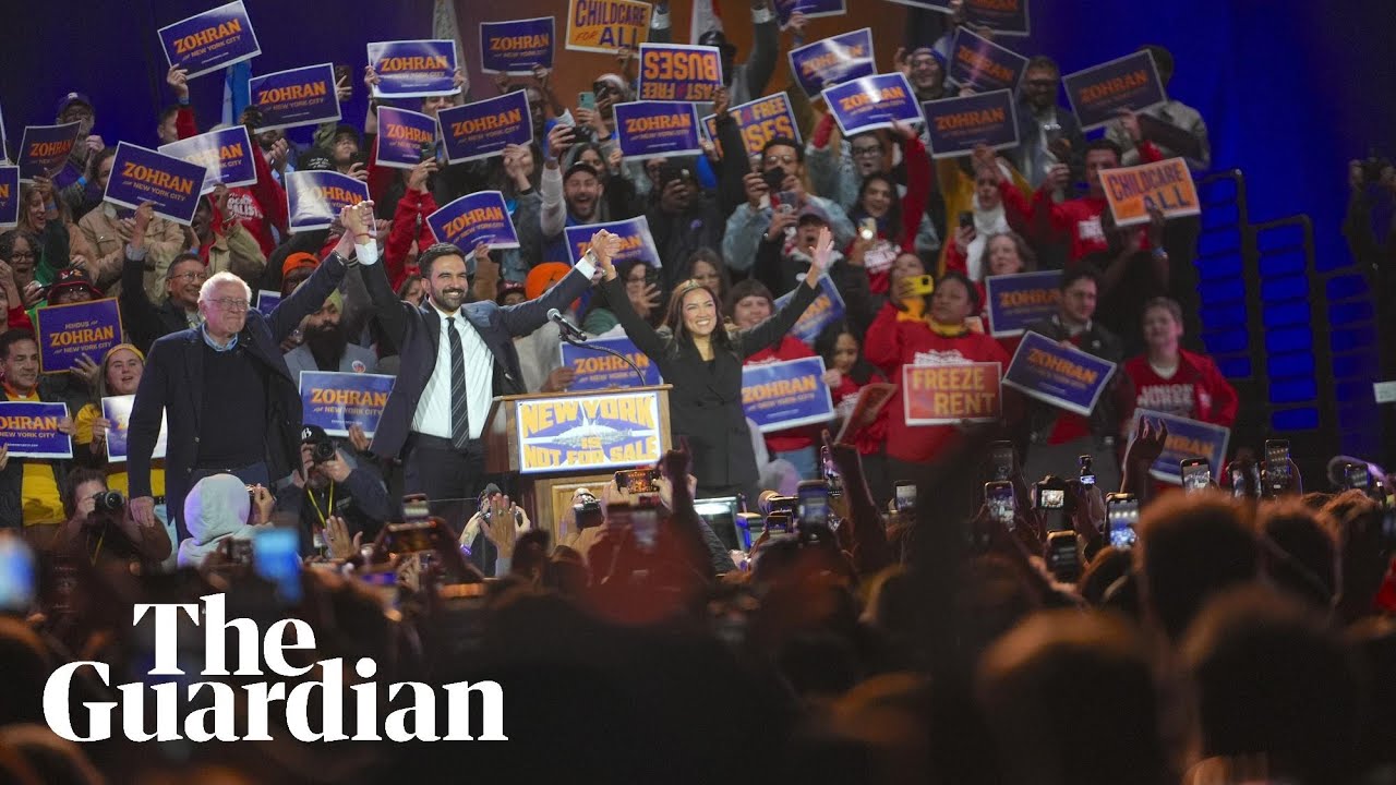 'Our work has only just begun': Zohran Mamdani addresses final rally before NYC election