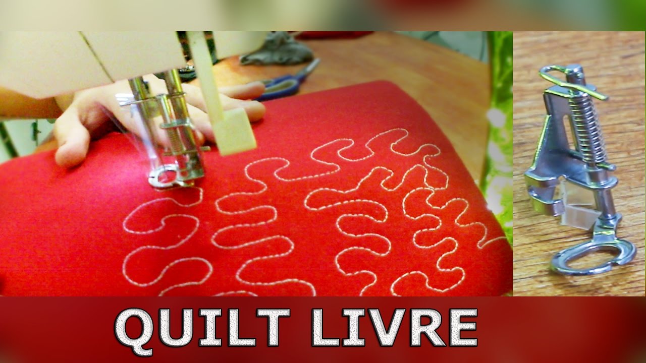 Calcador Para Quilt Livre-  [ Stippling on a Quilt ]