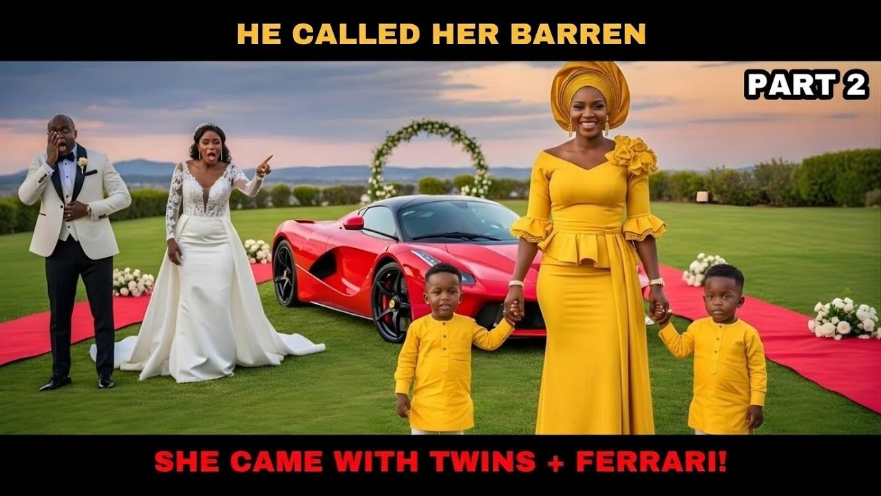 Pt 2: He Invited His Poor Ex-Wife To His Wedding To Disgrace Her, But She Came In A Ferrari + Twins