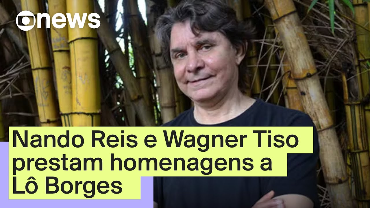 Nando Reis e Wagner Tiso prestam homenagens a L&ocirc; Borges