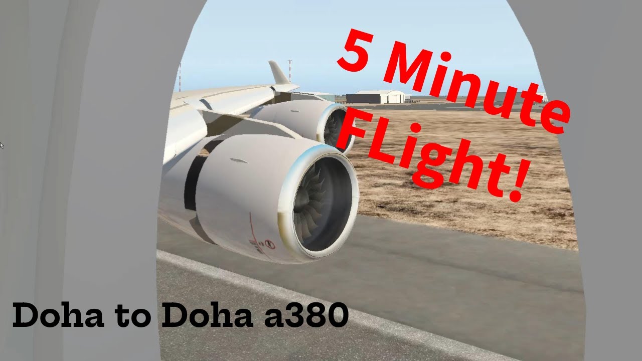 Worlds shortest a380 flight! #aviation #xplane11