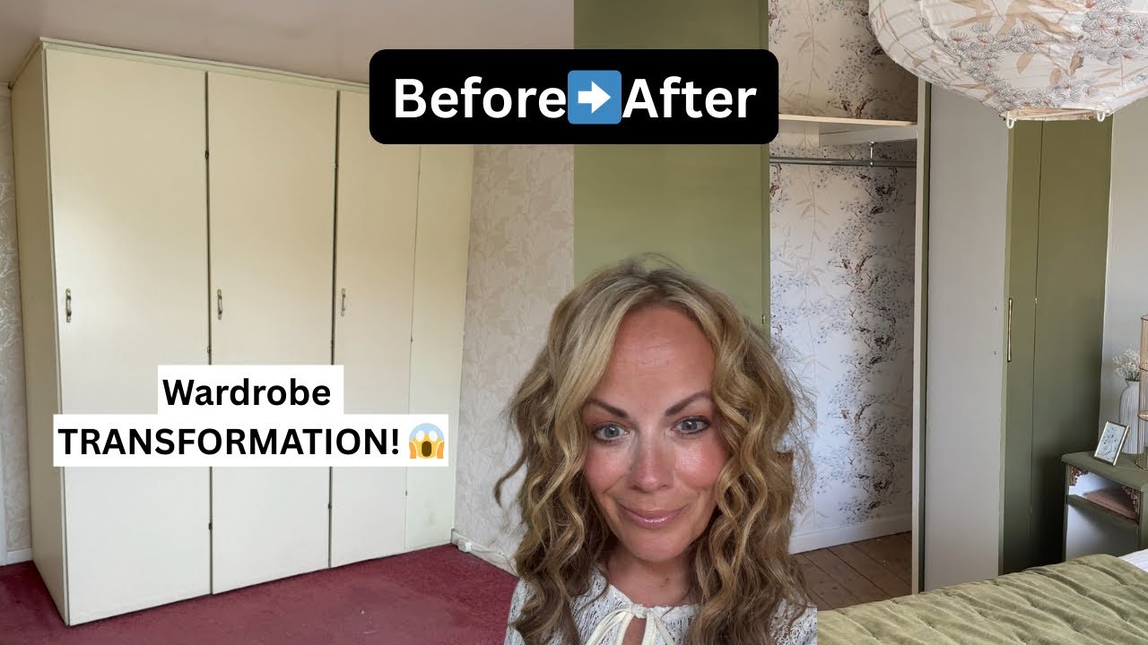 DIY Wardrobe Makeover | Upcycling Old Fitted Wardrobes on a Budget