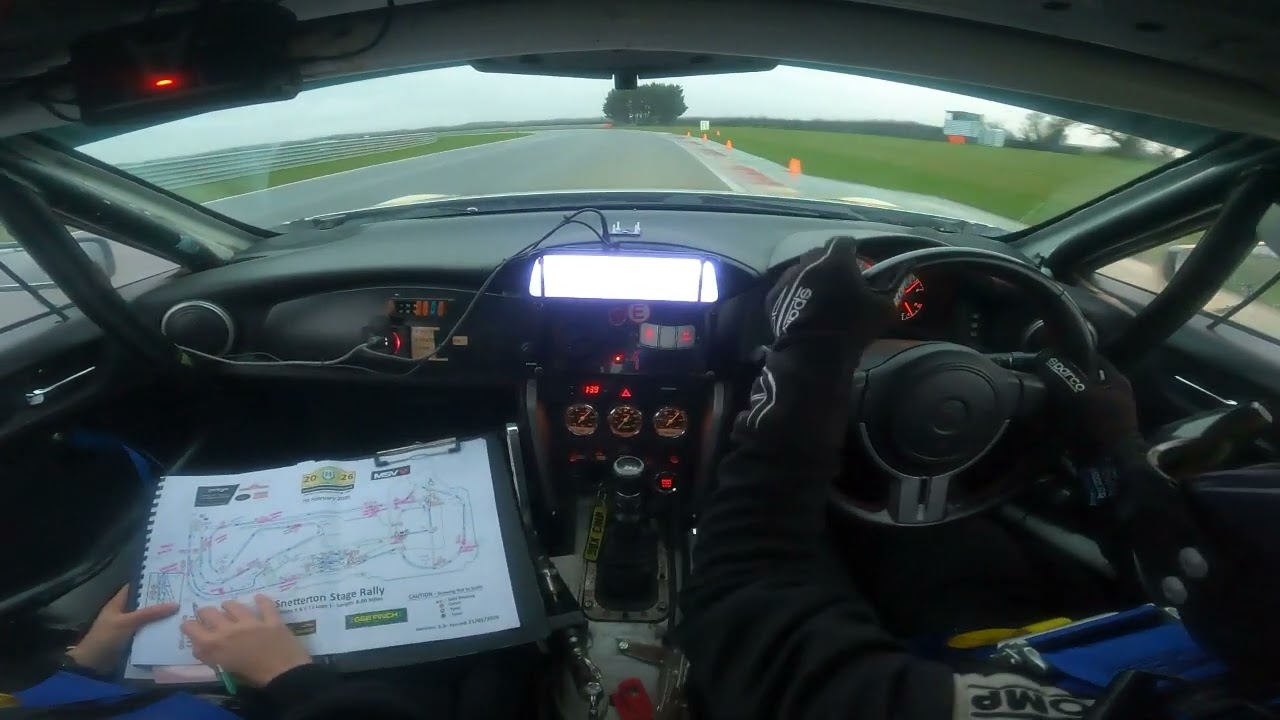 Snetterton Stage Rally 2026 SS6 Toyota GT86 Vini Cruz Laura Christmas