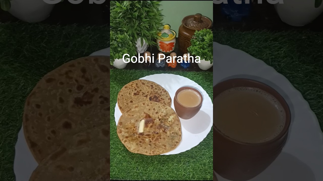 Winter Special Feel 🥬☕ Gobhi Paratha Love