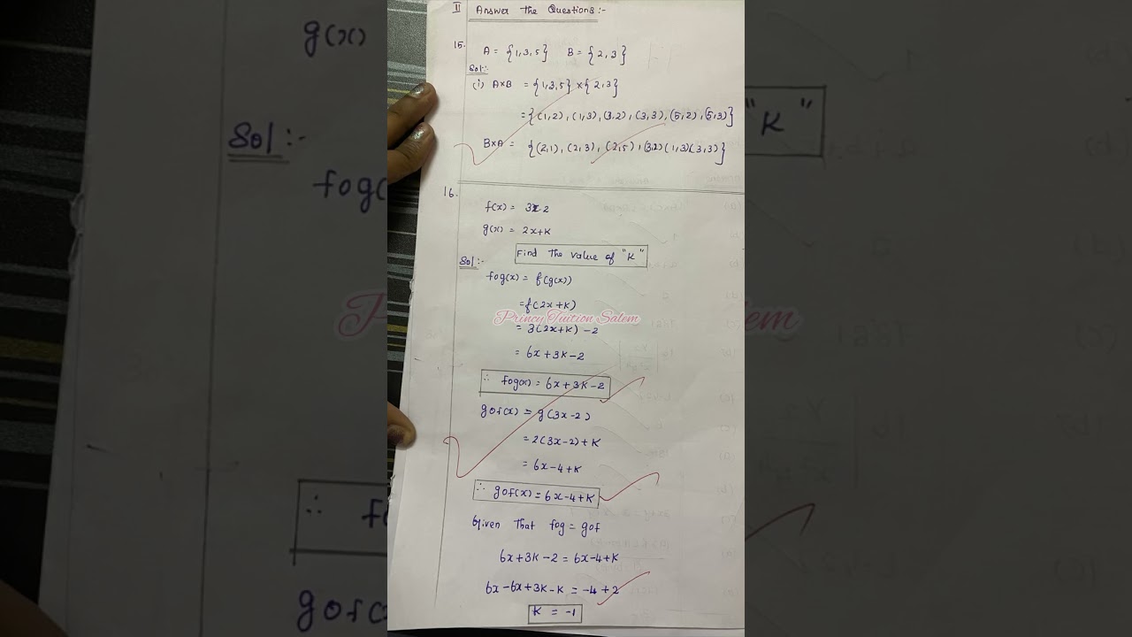 10th maths public exam paper correction and paper presentation shorts🔥🔥#exam #study #public