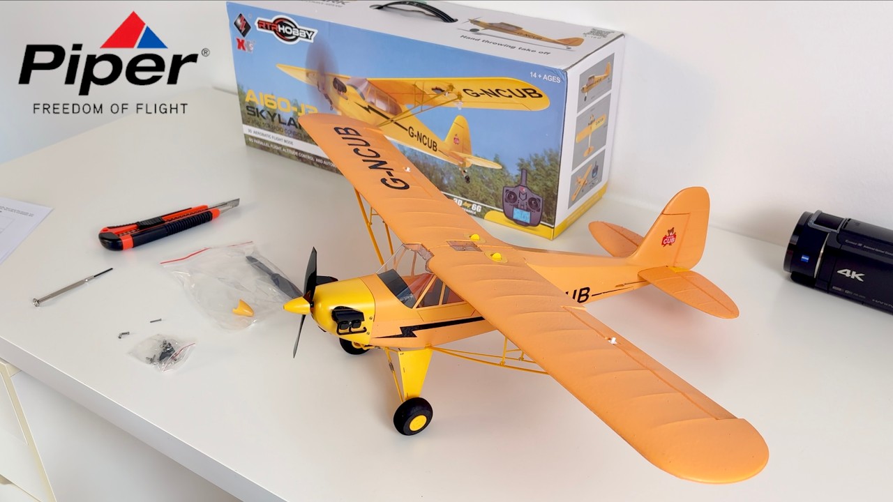 Piper J-3 Cub | Unboxing & Maiden Flight + Radiomaster TX15 | XK A160 J3 3D/6G Scale Plane