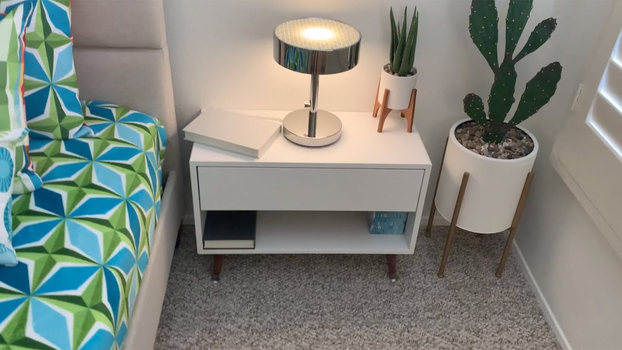 IKEA Hack: transform an Eket storage unit into a mid-century modern nightstand