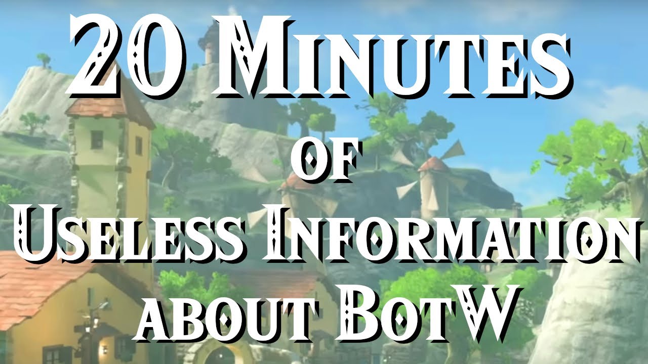 20 минут бесполезной информации о BotW