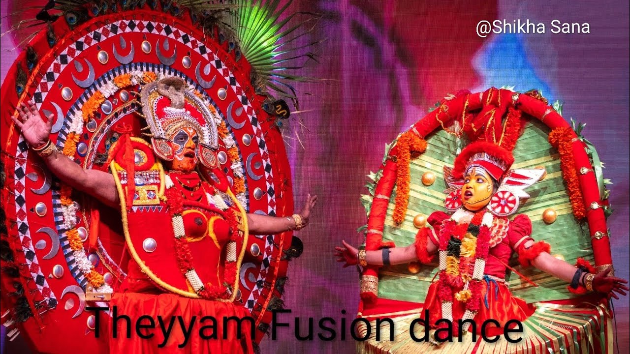 Theyyam Fusion Dance | @INDIAN EMBASSY| Traditional Dance | Shikha Sana