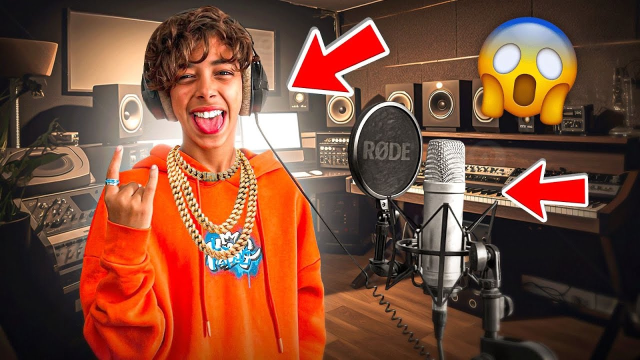 و أخيرا أخي أصبح مغني لمدة يوم كامل 🎤😱 صاوبنا فيديوا كليب ! 🔥😜