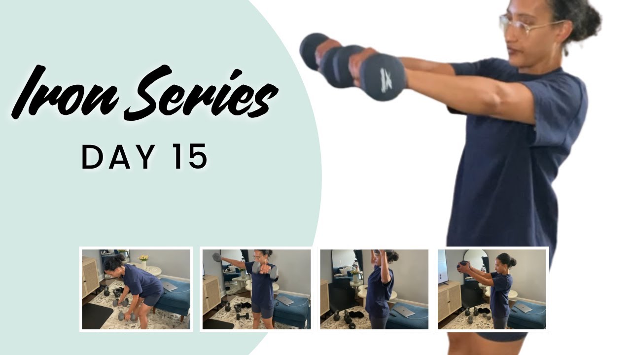 Iron Series Workout - Day 15 | Sexy Shoulders🔥