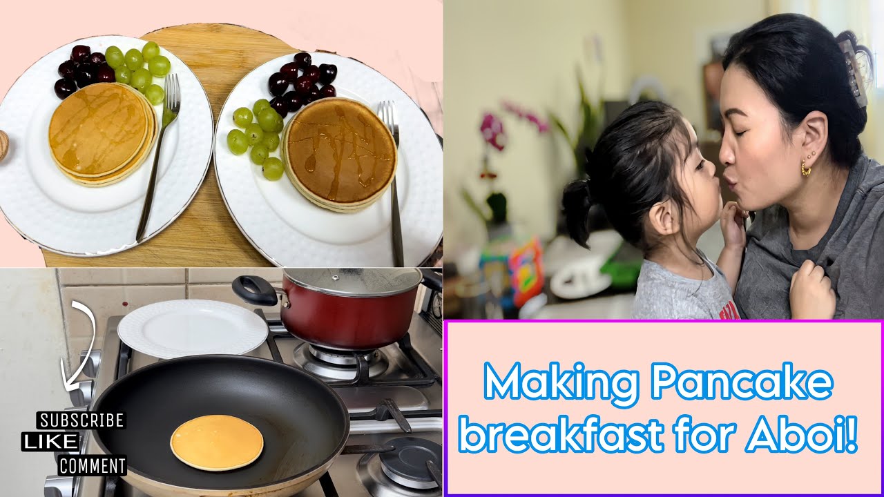 Aboi & Mommy making Pancake!♥️ [Aboifamily]