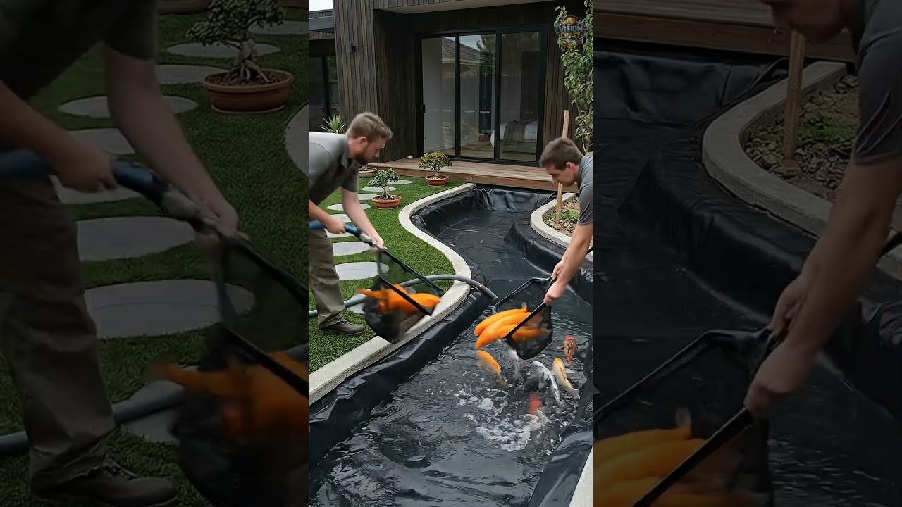 “From Dirt to Dream Pond in 24 Hours! 🐟 | Backyard Transformation”
