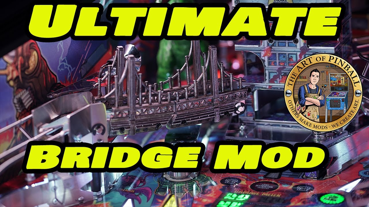 Мод Stern Godzilla Pinball Bridge для LE и Premium! #pinball #empirepinball