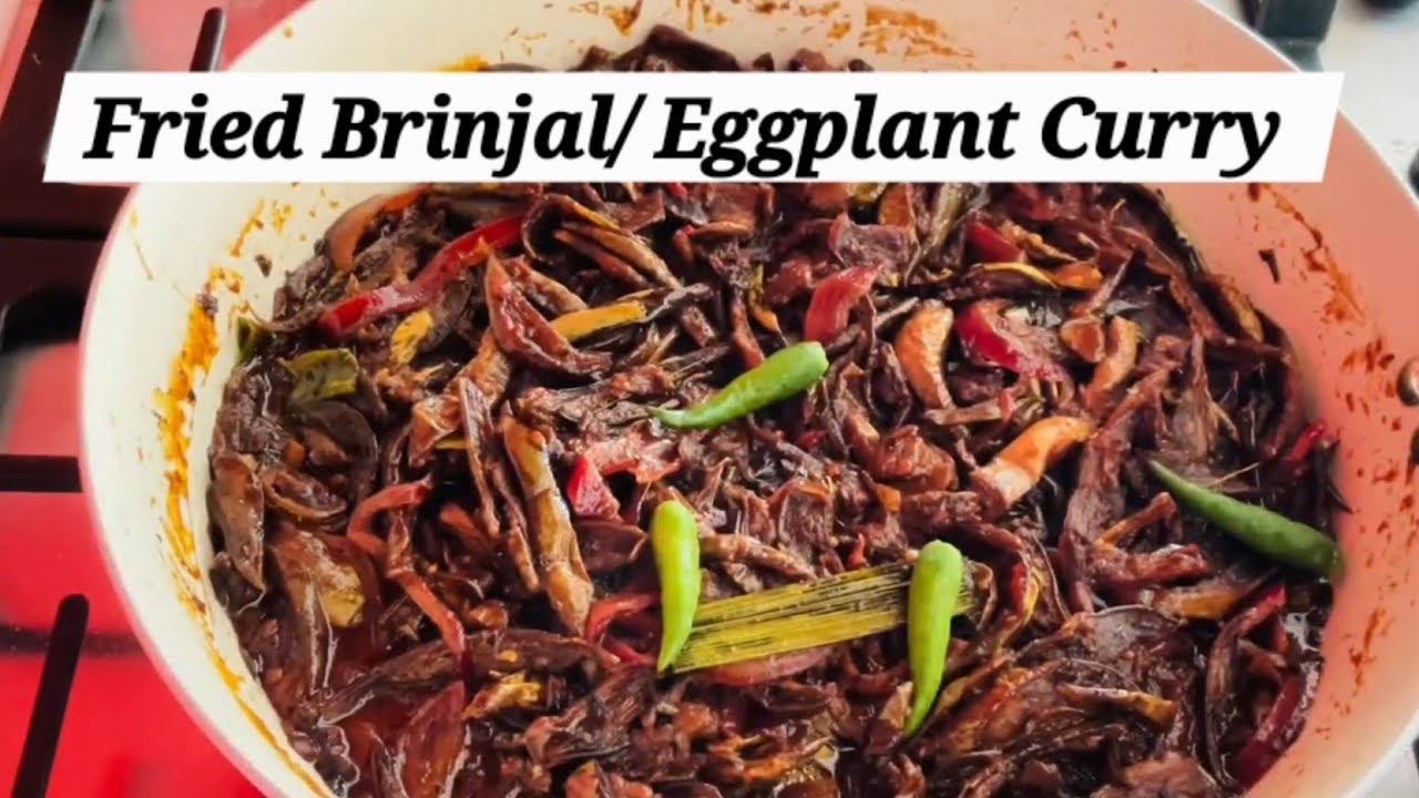 Fried Brinjal / Eggplant Curry | Dota’s