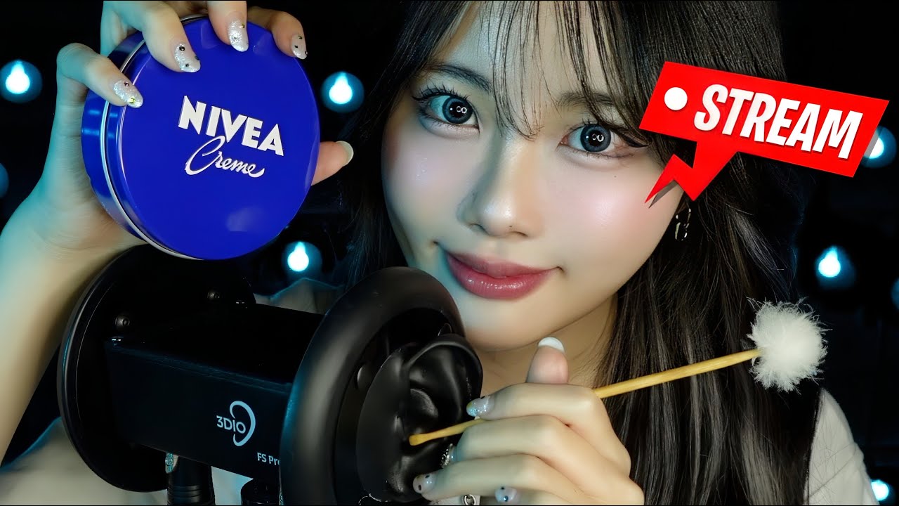 🔴5ヶ月ぶりのASMR LIVE🌙ぐっすり寝れる耳のケア＋癒しのトリガー👂💤(3h,耳かき,耳マッサージ,囁き声)