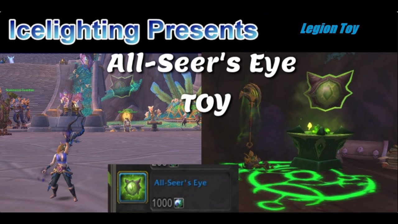 All-Seer's Eye TOY - Legion - Argus - Antoran Wastes - Agent of Orix the All-Seer - Intact Demon Eye