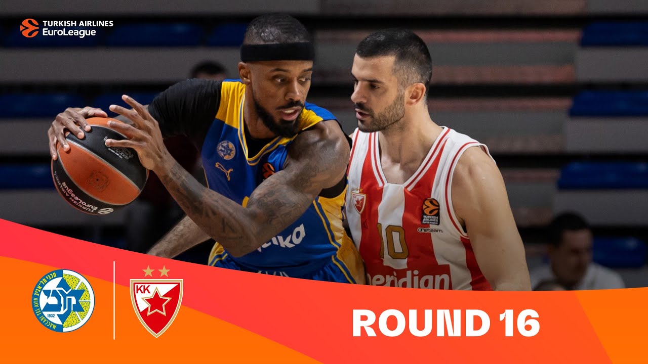 Maccabi-Zvezda | Round 16 Highlights | 2023-24 Turkish Airlines EuroLeague