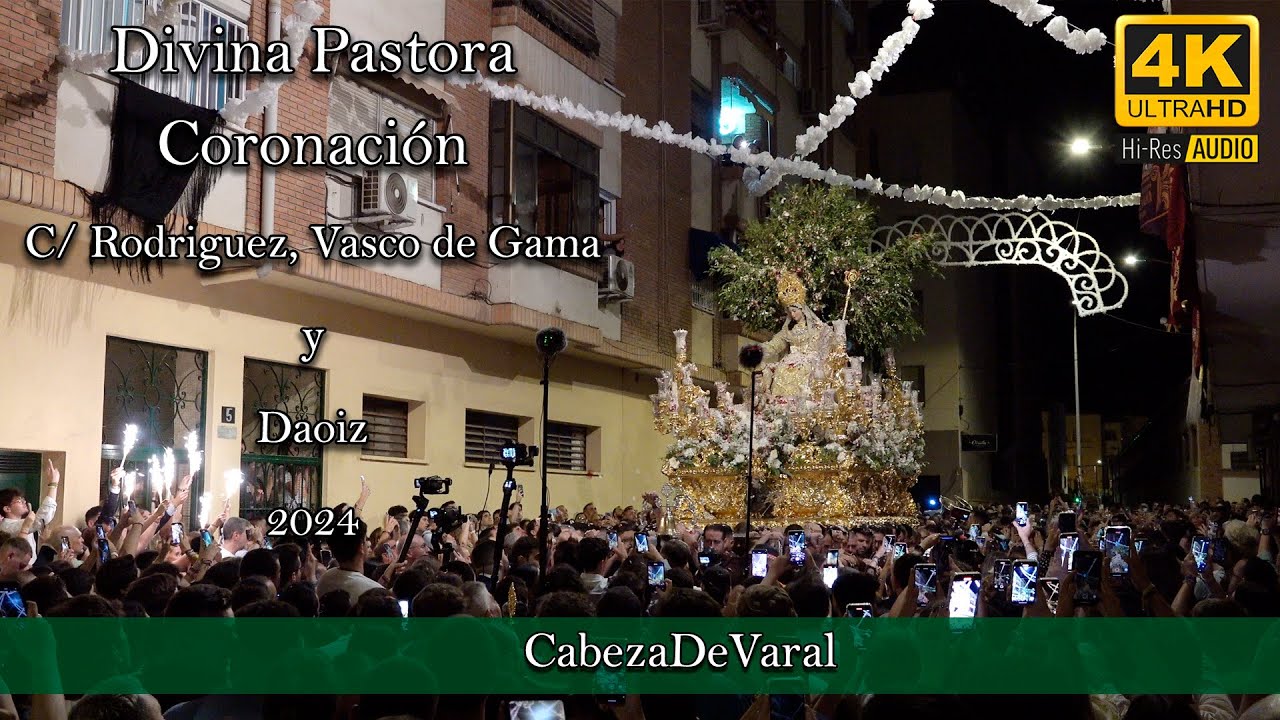 DIVINA PASTORA | CORONACIÓN | PETALADA | RODRIGUEZ, VASCO DE GAMA Y DAOIZ | MÁLAGA 2024