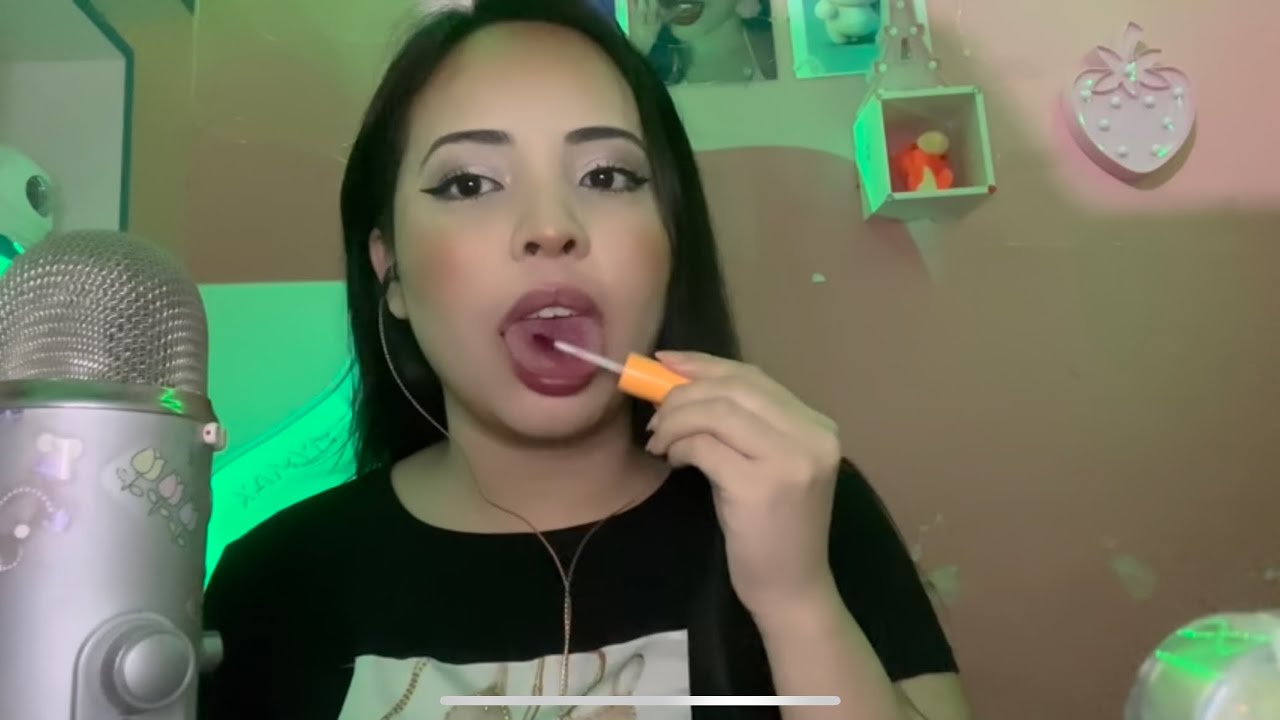 Asmr comendo gloss 🤤