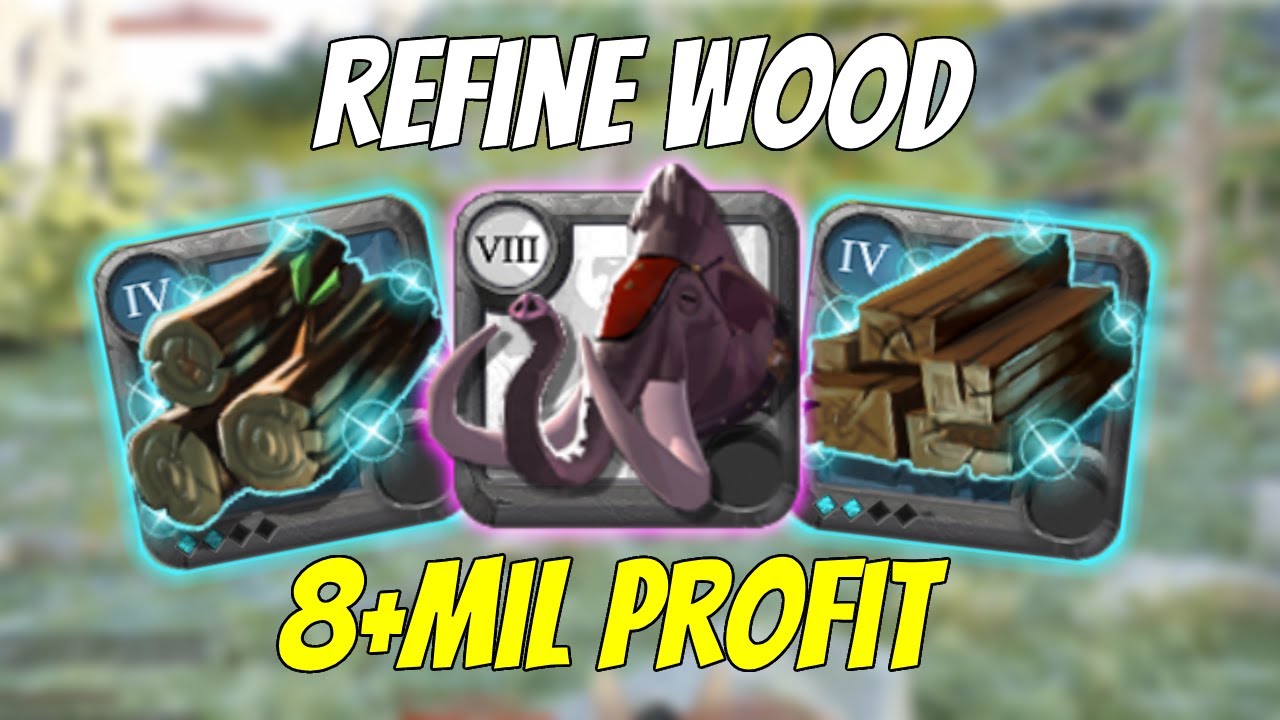 8 Million Profit Refining Wood | Complete Guide | Albion Online